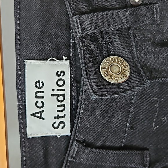 ACNE STUDIOS Skin 5 Mid-Rise Peg Skinny Jeans - Picture 4 of 8